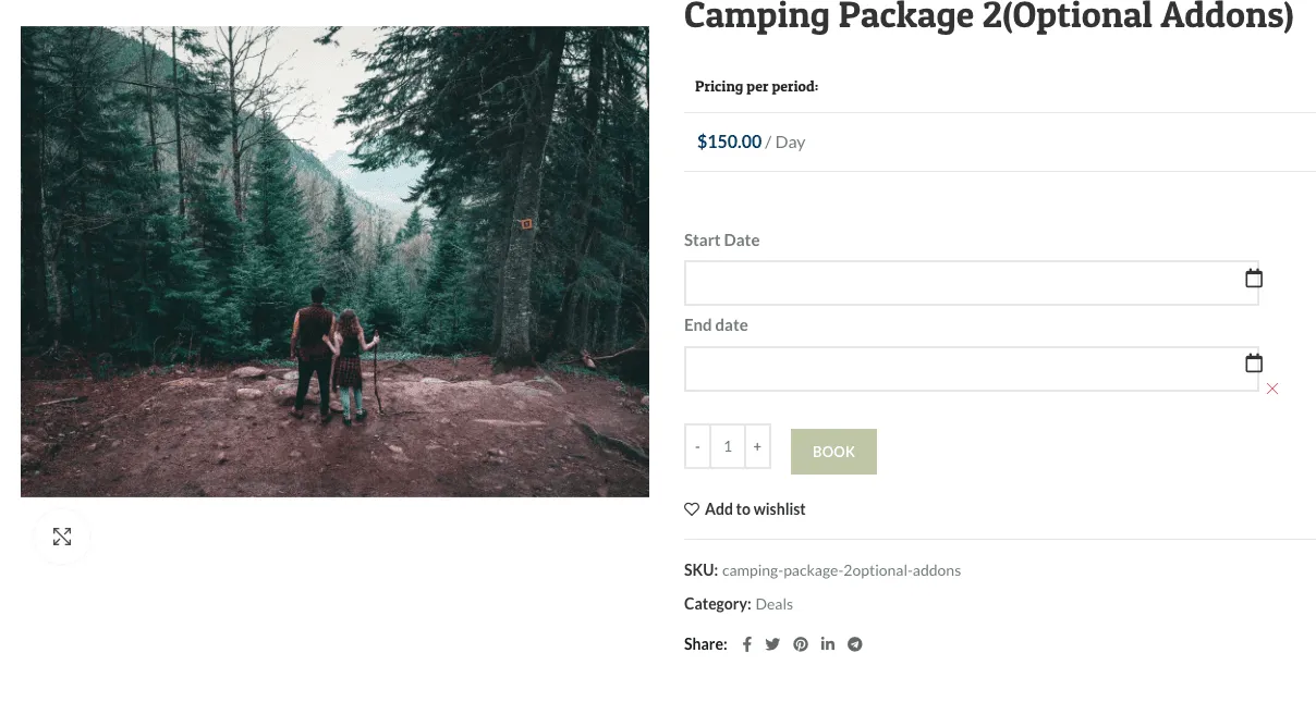 Adventure Park Booking System