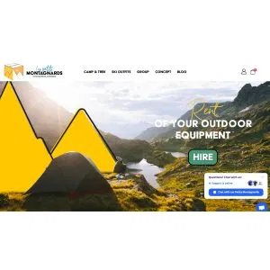 Camping rental template