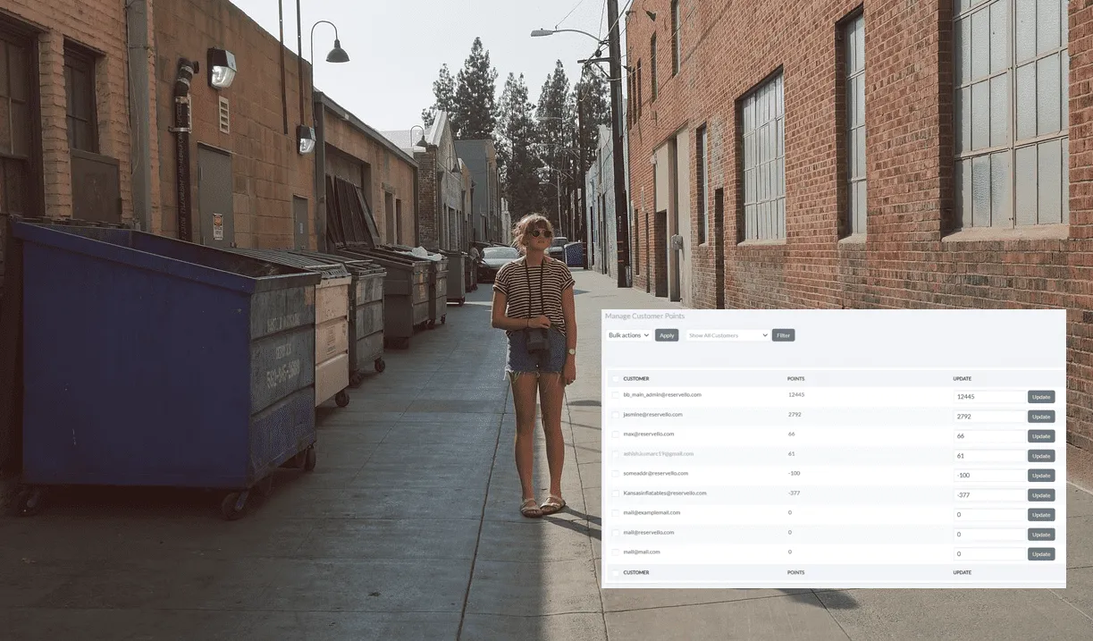 Point Reward System for Rentals